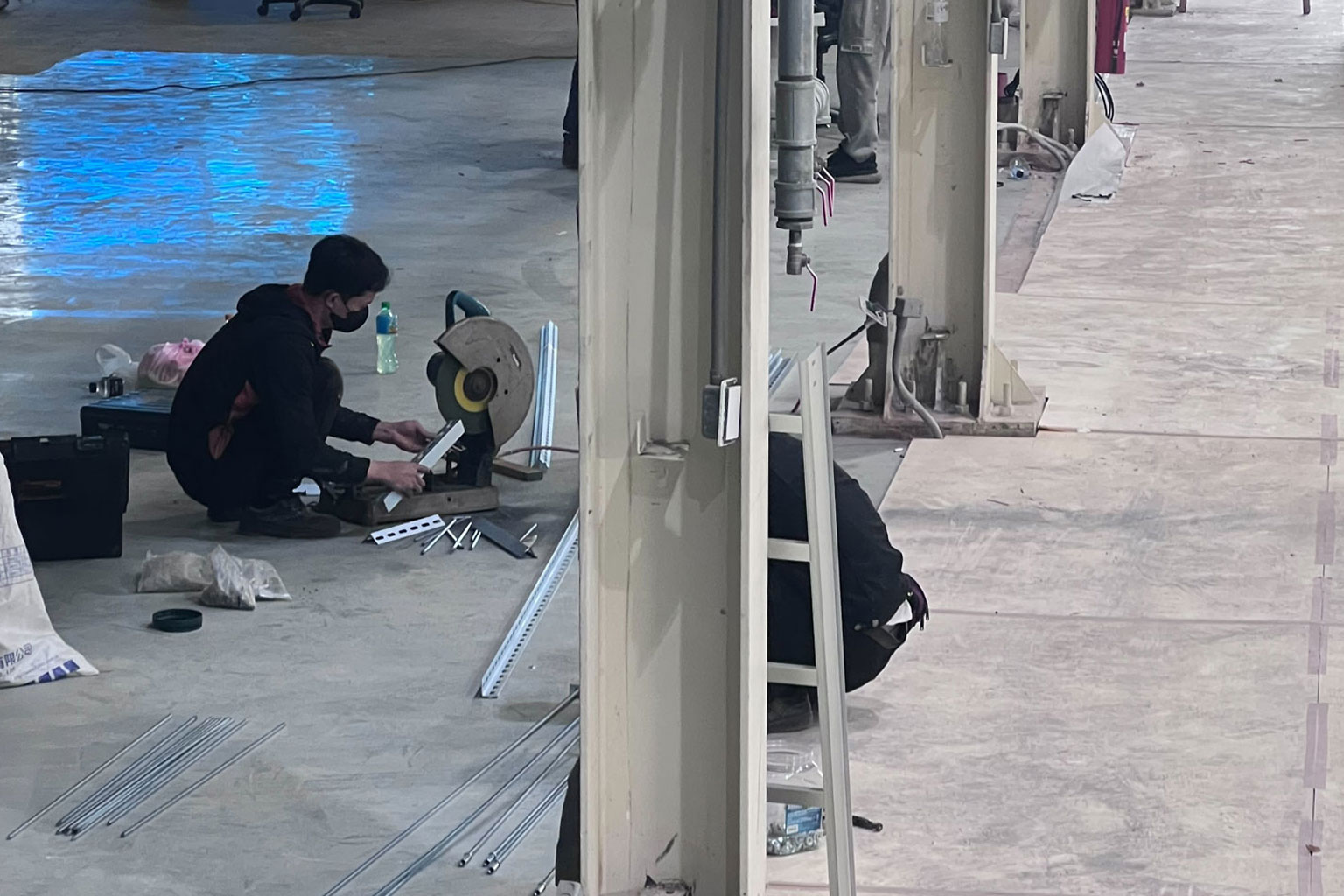 軍達鐵工工程現場安裝