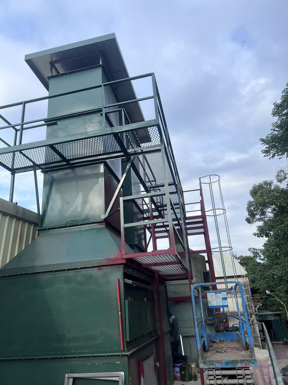 桃園鋼構設備平台製作安裝